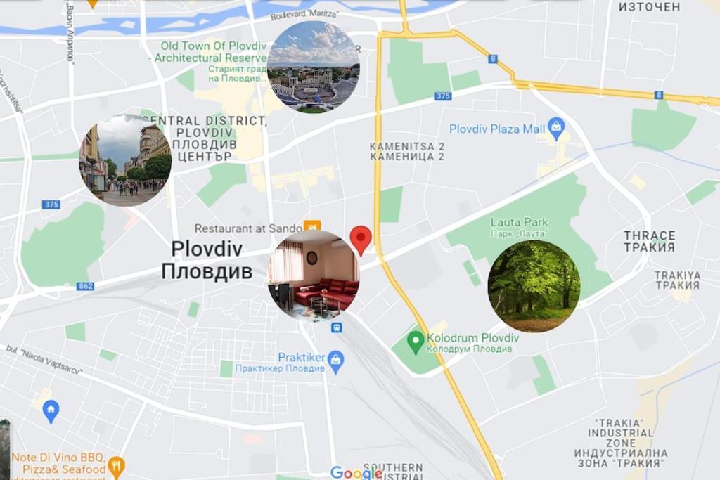 Modern & Bright 1Bd Apartment Near Main Square Plovdiv Esterno foto
